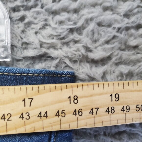 Torrid Jeans Women Size 16R Blue Bombshell Skinny Premium Stretch Button Fly - Picture 7 of 12